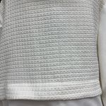 NÜ Denmark Cream Hooded Zip Front Jacket, Size Small Oversized Crochet NWT White Photo 9