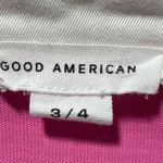 Good American  New Womens Size 3/4 Sorority Pink Oversized Shirt Photo 2