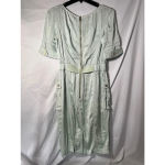Jason Wu  Mint‎ Green Silk Sheath Dress Size 4 with Cargo Pockets Photo 1