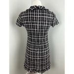 Harper Rose Tweed Shift Dress 4P Preppy Old Money Black Photo 3