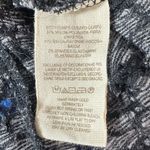 Free People Vintage  Dainty Floral Eyelet Lace Peplum Henley Top Black Medium Photo 8