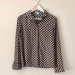 Pim + Larkin  patterned button up blouse Photo 0