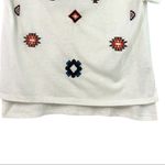 ZARA , Trafaluc - Embroidered White Tee - Small Photo 2