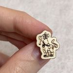 Nickelodeon Rugrats Spike the Dog Wood Stud Earrings Photo 1