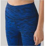 Lululemon  x SoulCycle High Times Pant leggings in Life Lines Cerulean Size 12 Photo 5