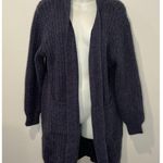 Sacred Threads  Oversized Cardigan Blue Purple OS One Size EUC!! Photo 0