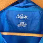 City Streets Women’s  royal blue windbreaker rain coat with hood Small Photo 2