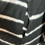 White Birch  Striped Snakeskin Print Open Front Topper Cardigan Duster Photo 5