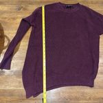 Athleta  Burgundy Crewneck Ribbed Sweater   Photo 6