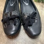 Tod's Black Patent Leather And Suede Lace up Loafers Size 38 Photo 3