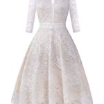 Bbx lephsnt Floral lace Bridesmaid Dress Photo 0