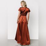 Baltic Born  Krystal Satin Wrap Gown size‎ xs Photo 1