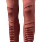 Alo Yoga Women's Pink Brown High Waist Activewear Yoga Moto Leggings Pants Sz S Photo 1