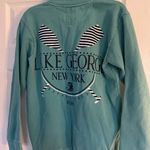 Lake George teal sweatshirt Blue Photo 2