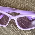 Y2K Retro and Futuristic Glasses Stylish Purple Sunglasses Photo 0