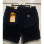 Carhartt NWT Women's Straight Fit Shorts Force Madden Cargo Size 16 Navy Blue Photo 2