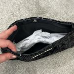 Victoria's Secret  Black Sequin Sparkly Cosmetics Bag, Clutch Purse Photo 6