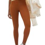 Everlane NWT Perform High Waisted Full Length Amber Brown Athletic Leggings XXS Photo 0