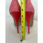 Women's Diva Lounge Pink Floral Platform 6” High Heels Size 8.5 EUC! Photo 4