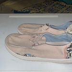 Hey Dude  Wendy Snake Linen Coffee Slip On Loafer Comfort Shoes Women’s size 7 Photo 8