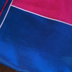 Vintage Pink Blue Geometric Abstract Colorblock Retro Boho Scarf Photo 9