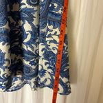 Show Me Your Mumu  Antiqua Stretch Ibiza Blue White Floral Dress — size Medium Photo 5