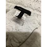 BCBGMAXAZRIA Lace Half Zip Shirt Womens Small White Sheer Collared Long Sleeve Photo 4