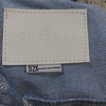 One 5 One  Denim Paisley Heavily Distressed Ripped Jean Jacket Size 2X NWT Photo 7