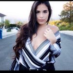 New York & Company Black and White Striped Blouse Photo 5