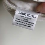 Rachel Comey  ecru off white high rise raw hem denim pants sz 4 Photo 8