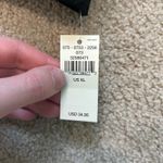 Aerie NWT  Jacquard Wide Strap Scoop Bikini Top Women's True Black Beach Size XL Photo 6