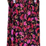 Vintage Uniform John Paul Richard Flower Print Maxi Skirt Size Large Pink Photo 1