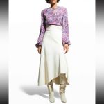 Robert Graham  Elizabeth Swirl Silk Print Blouse Sz XS Photo 1