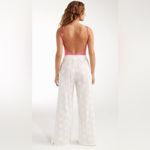Hermoza Womens White Eyelet Eve Gaucho Pants Size Small Photo 1