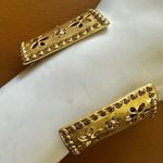 Lucky Brand  Wide Floral Cuff Bracelet Photo 4