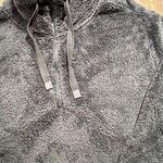 Cozy Sherpa MEMBERS MARK  WOMENS LARGE L 1/4 ZIP PULLOVER DARK GREY FLEECE Photo 1