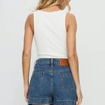 Princess Polly  Mid Wash Gazelle Denim Skort Photo 3