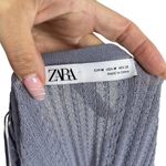 ZARA  Cable-knit Rhinestone Jewel Buttons Cardigan Lavender Size Medium Photo 12