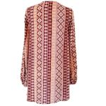 Show Me Your Mumu  Tunic Blouse Size Small NWT Boho Festival Peasant Lace Up Top Photo 5