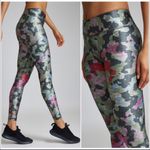 Terez  Tall Band Multi Color Camo Capri Leggings Photo 2