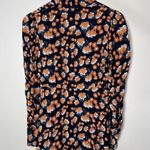 ByTimo Vintage Drape V Neck Dress Poppyfield Floral Black Womens XS Photo 3