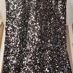 Boutique One shoulder bow tie black formal sequin prom dress Photo 4