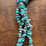 Source Unknown  Turquoise Necklace with Silver Accents Photo 4