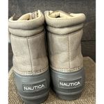 Nautica  DUCK BOOTS WOMEN'S SIZE 6 SEA RIPPLE GRAY TAN RUBBER RAIN SNOW BOOTS Photo 4