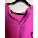 On Twelfth  Barbiecore Pink Ruffle Sleeve Medium Blouse Photo 2