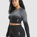 Gymshark Ombré Long Sleeve Crop Top Photo 0