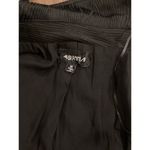 4SI3NNA Lorenzo Short Sleeve Belted Blazer Dress Notch Collar Black Medium Photo 9