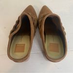 Dolce Vita Serla Leather Truffle Suede Stacked Heel Mule Shoe 10 Photo 5