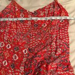 Abel the label Lola Women Size L Midi Dress Button Front Ruffle Hi Lo Hem Cutout Photo 9