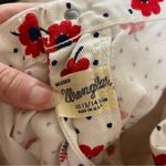 Wrangler  Flower Print Jeans Vintage Size 13/14 Slim Photo 3